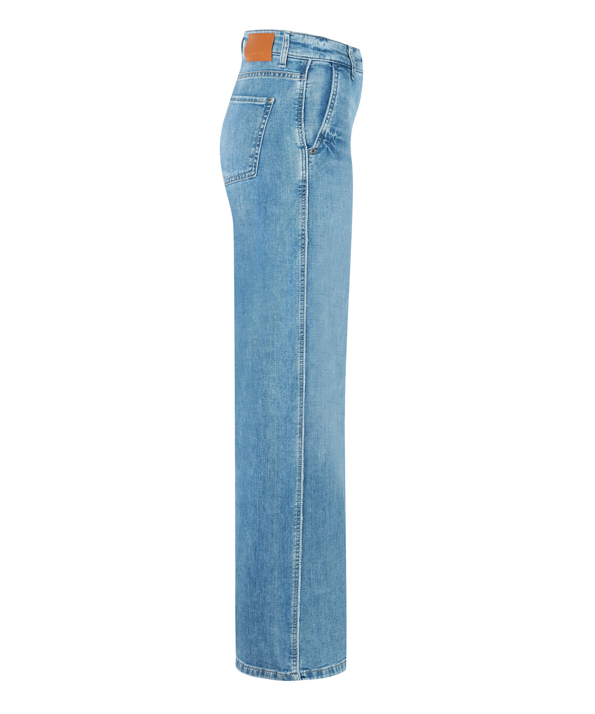 Wide Leg Jeans mit weichem Griff und lässiger A-Shape