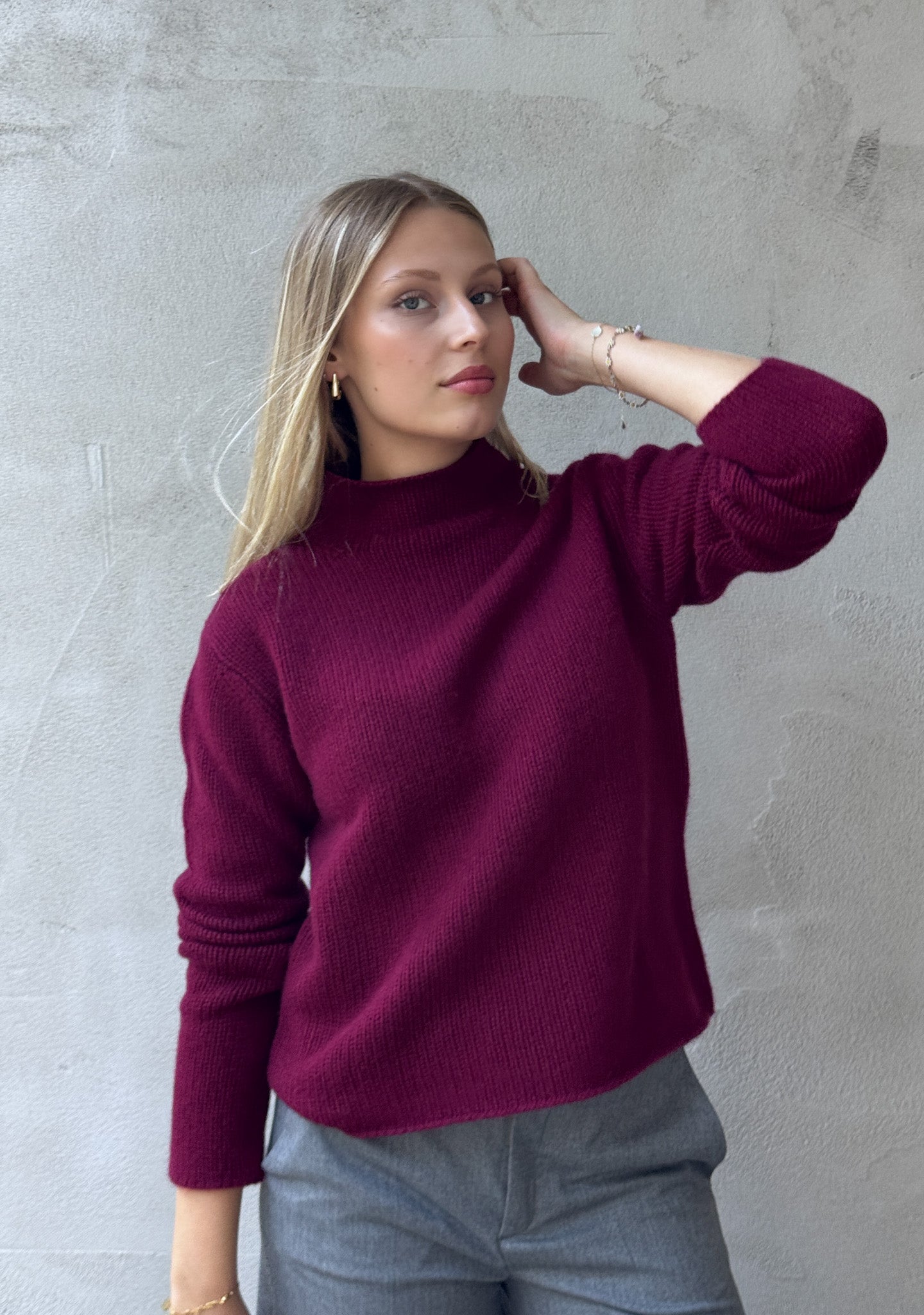Kashmir Pullover MINI H-NECK