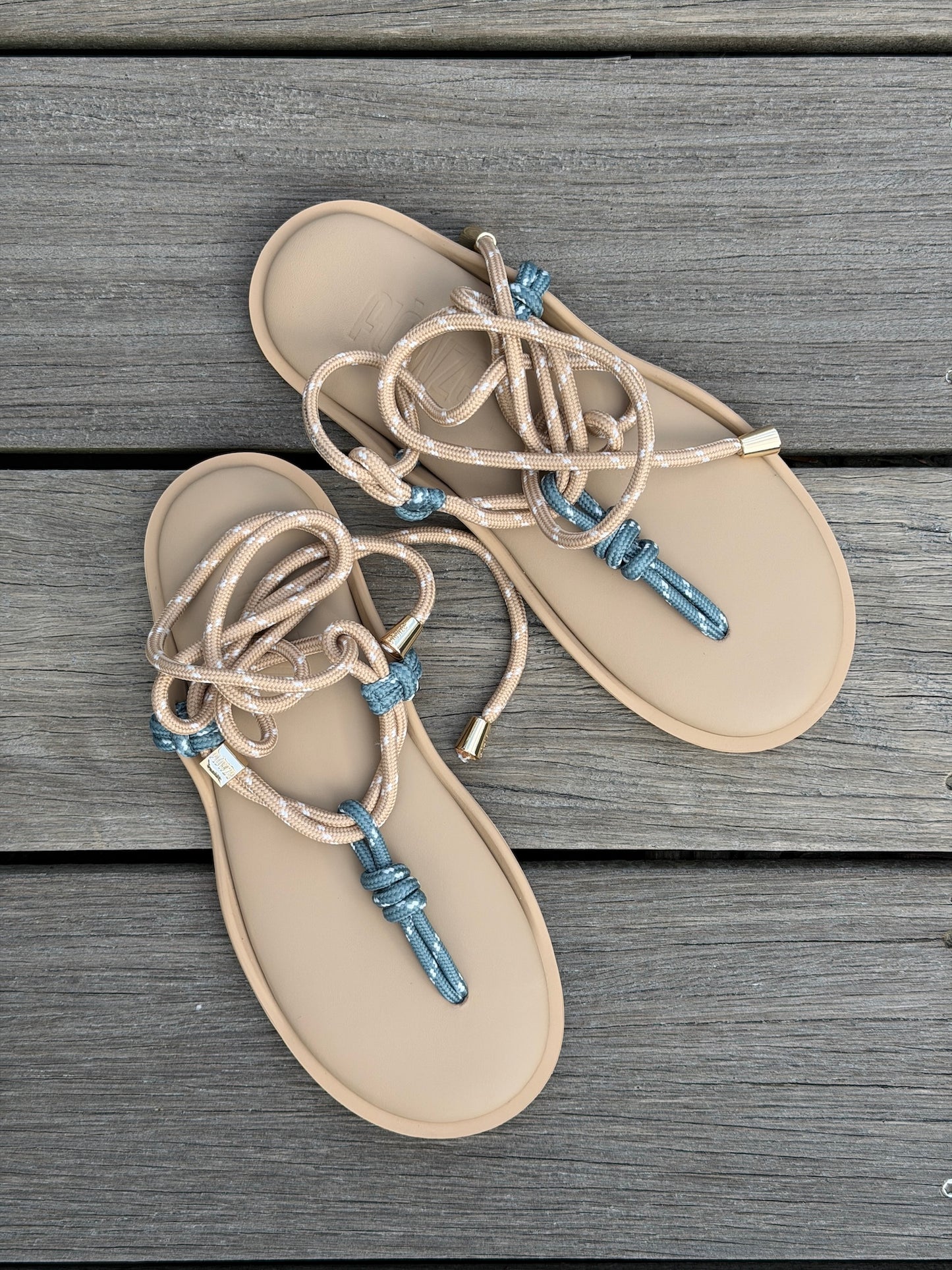 FLò/TWIN Kordelsandalen