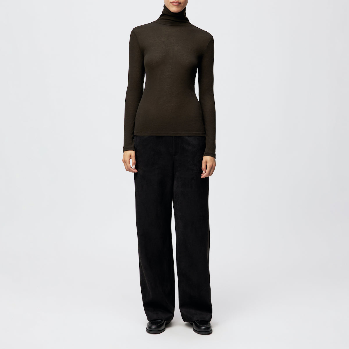 Longsleeve ZERAFNE mit Lurex-Jersey
