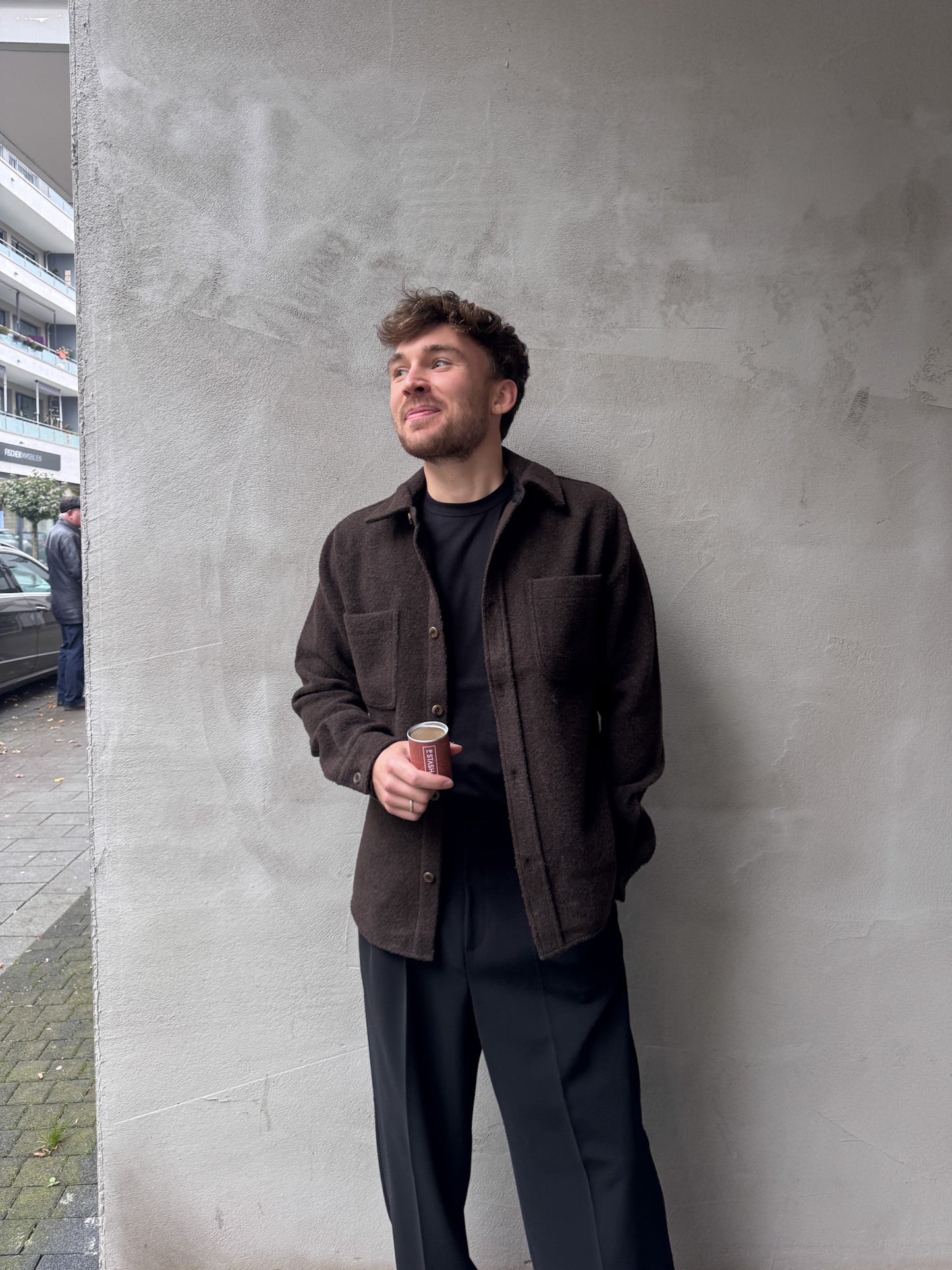 LES DEUX Overshirt LENNON BOUCLE