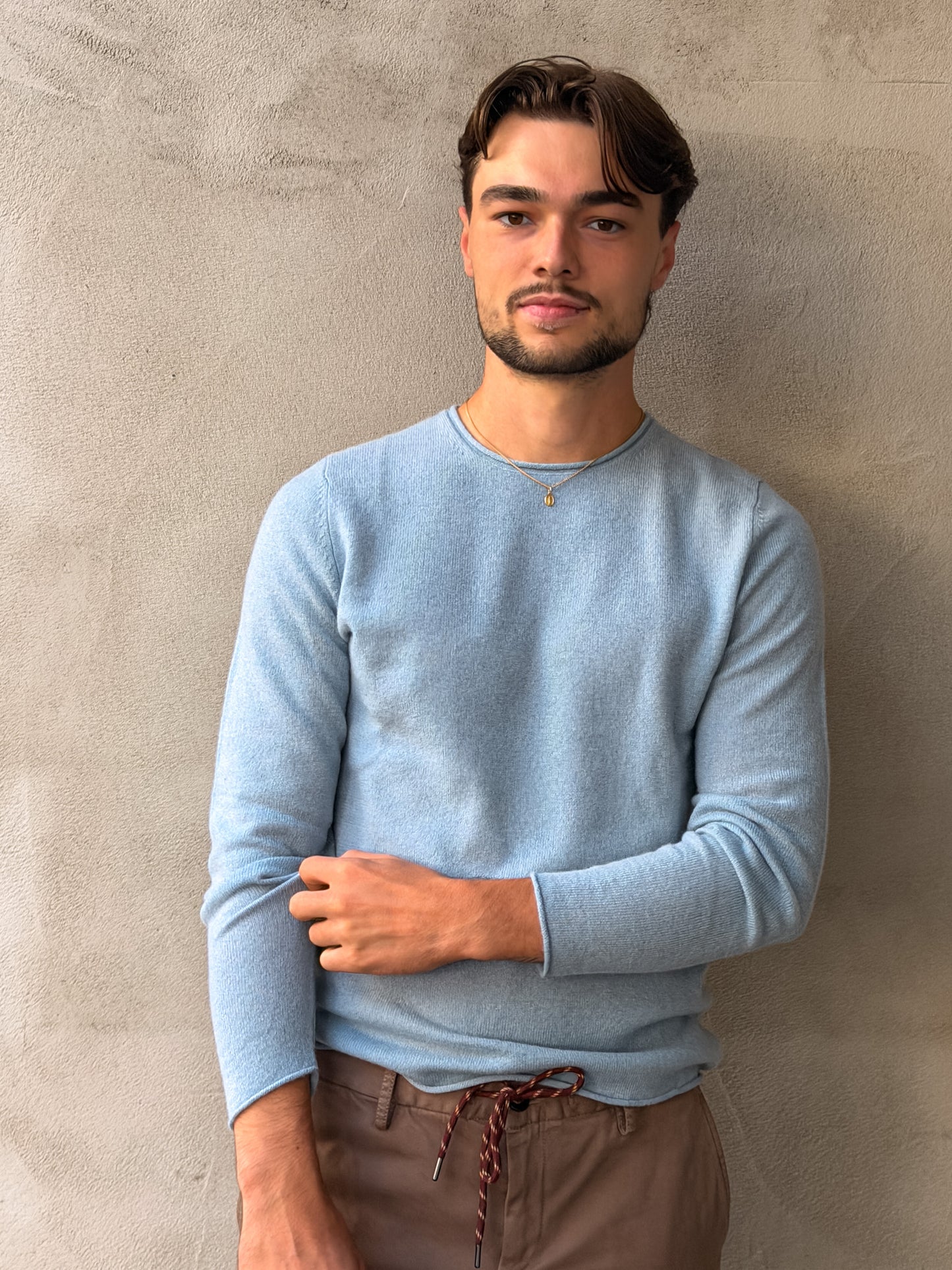 Kaschmir Pullover Rollkante