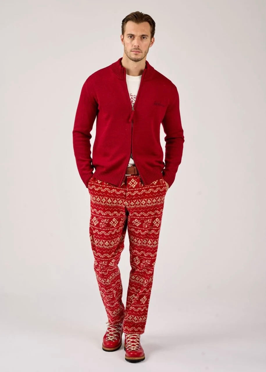 Strickjacke mit Stehkragen LUWALL