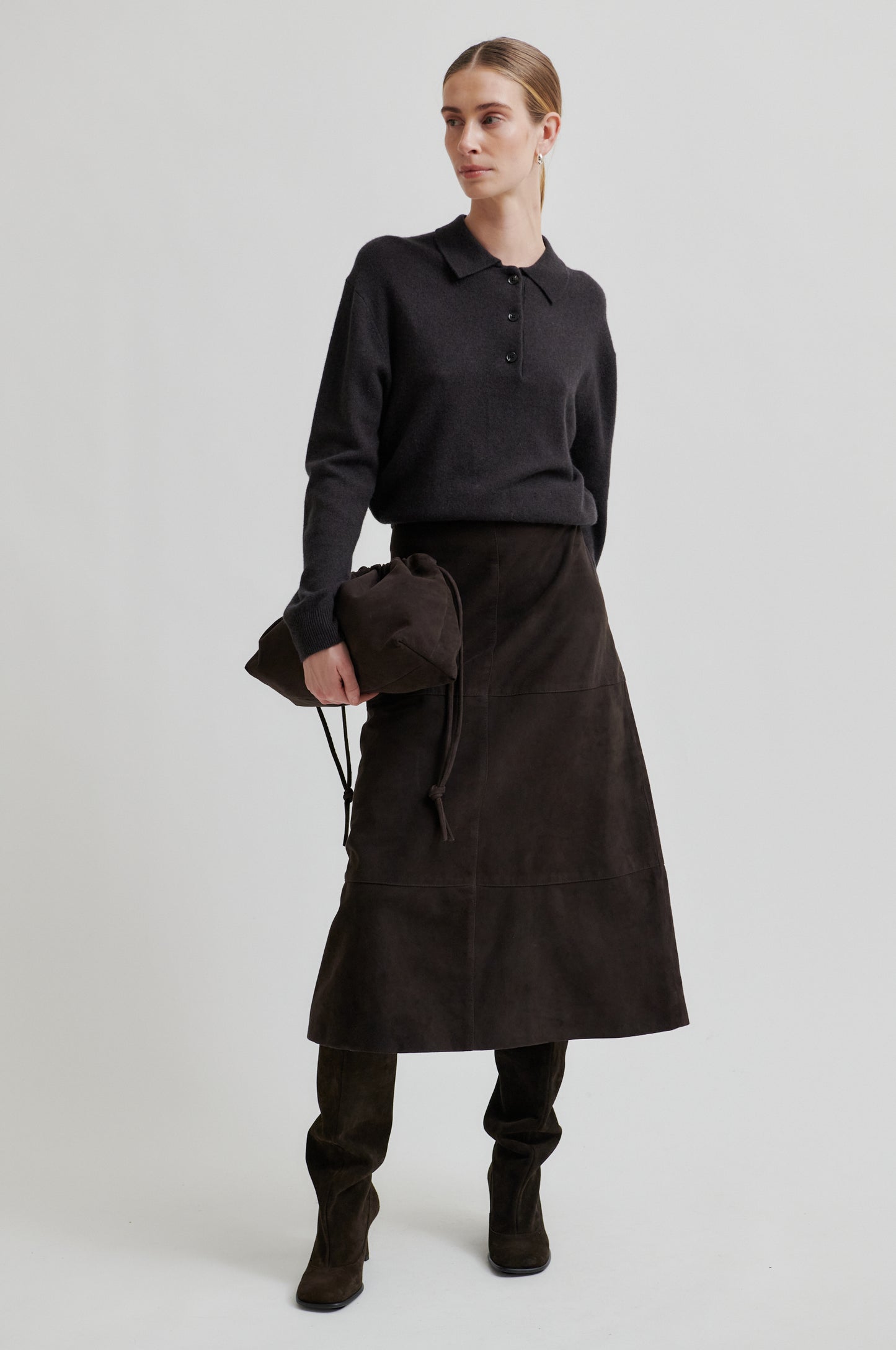 Polo aus Wolle-Kaschmir-MixVILENA KNIT LS