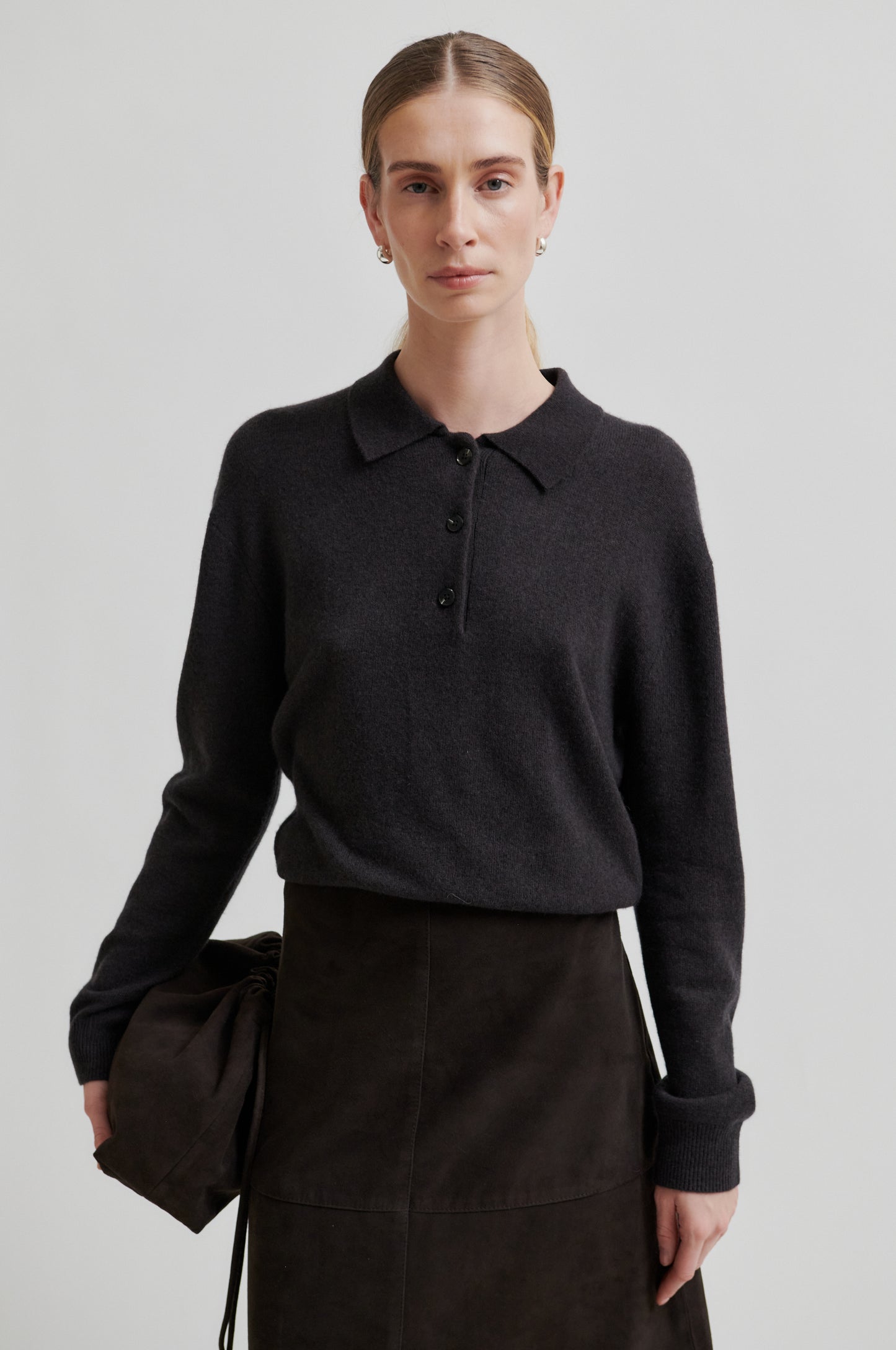 Polo aus Wolle-Kaschmir-MixVILENA KNIT LS