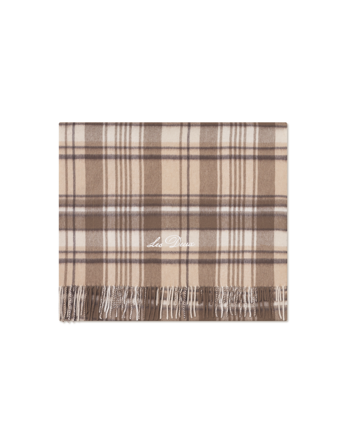 Check Wool Scarf