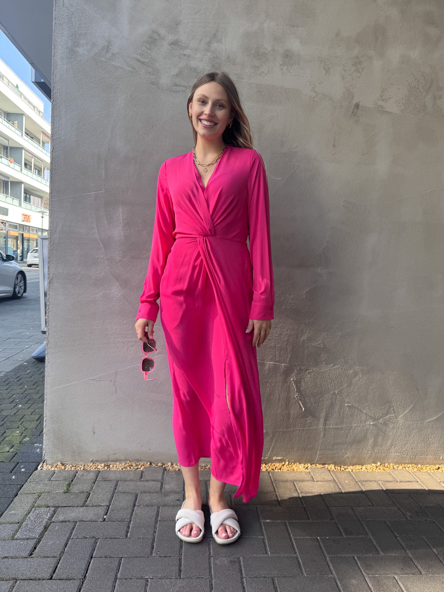Chiffon-Kleid KOVENTI