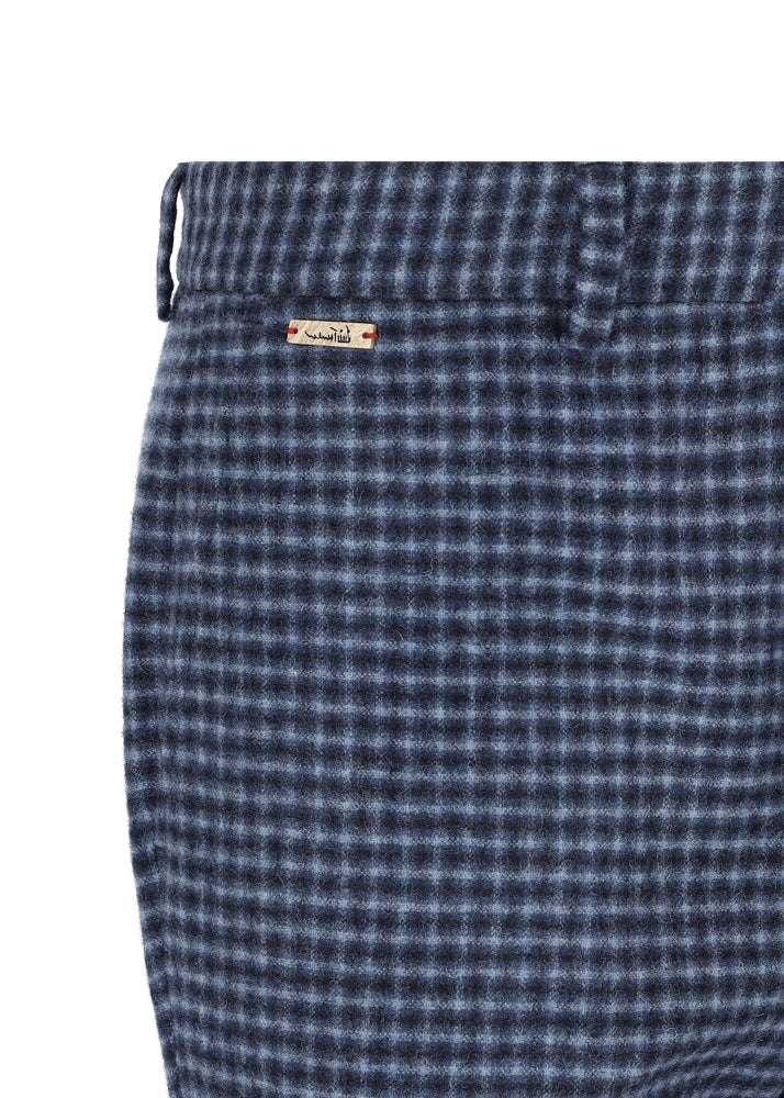 Hose mit Vichymuster und dekorativer Kette LUBRUNEU VICHY