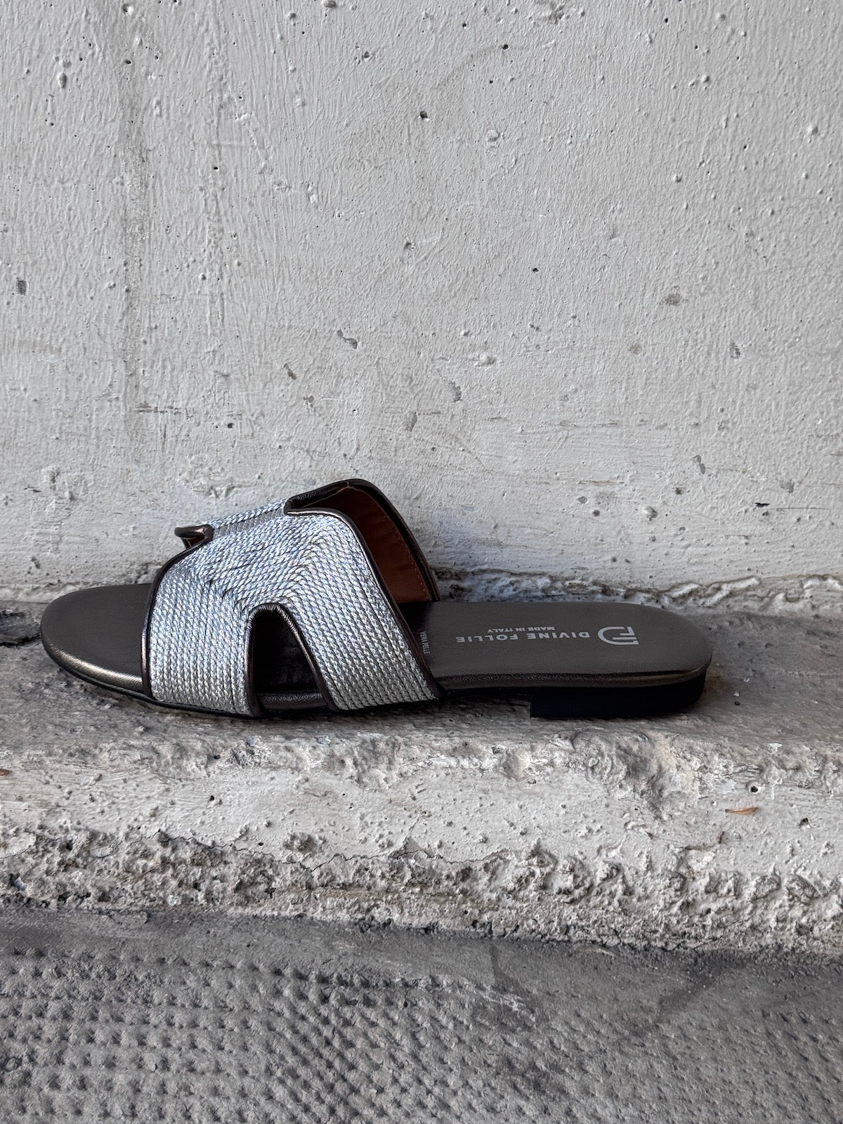 Pantolette Argento