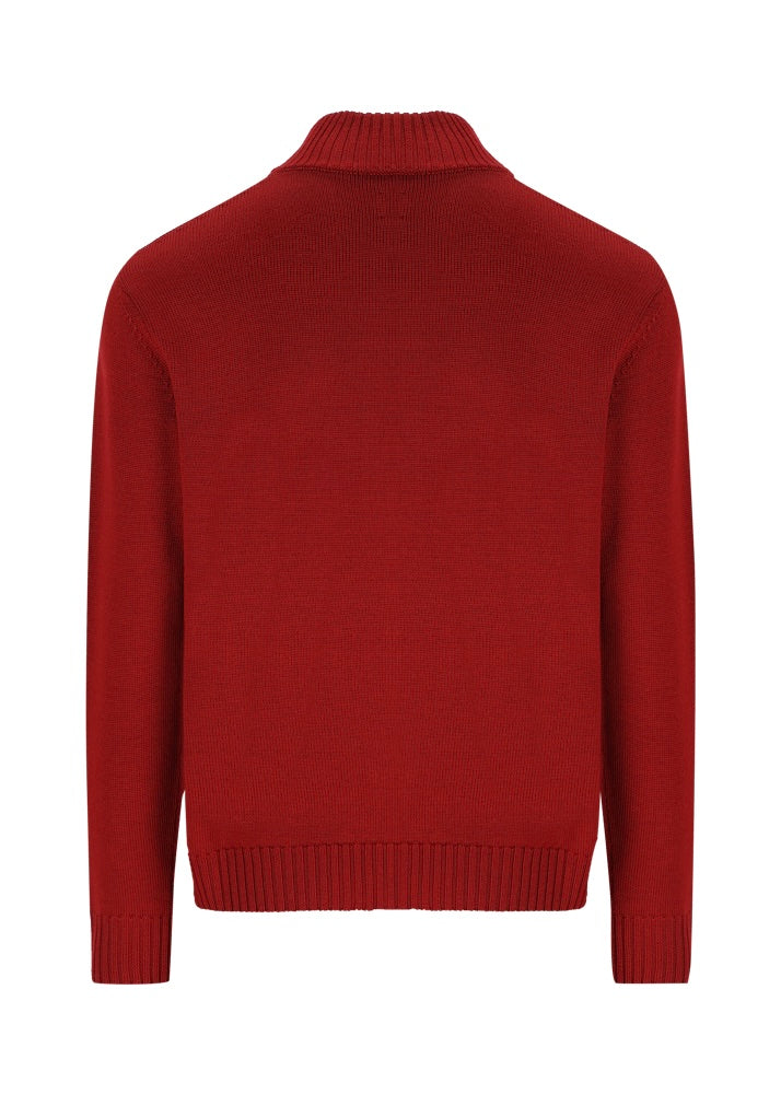 Strickjacke mit Stehkragen LUWALL