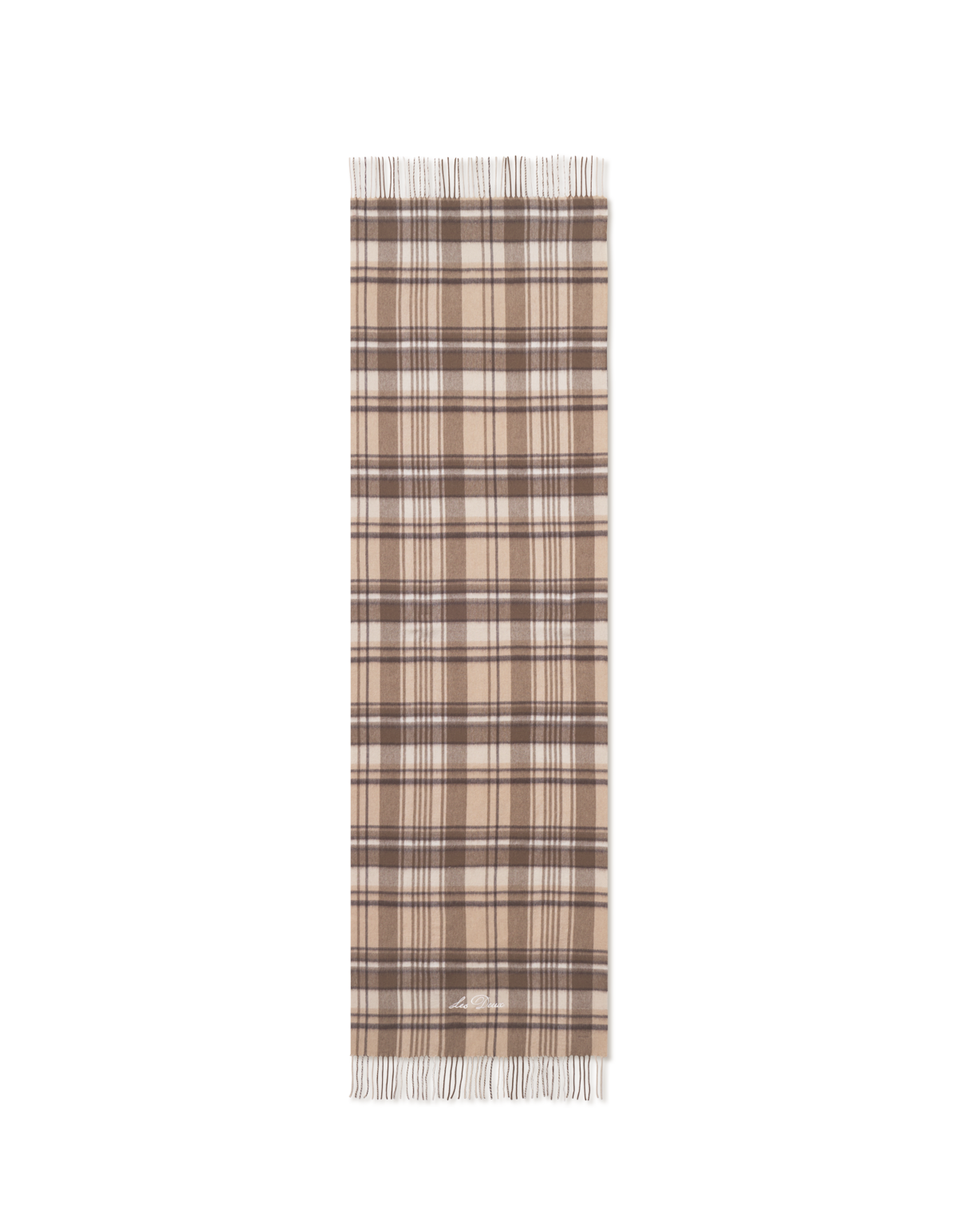 Check Wool Scarf