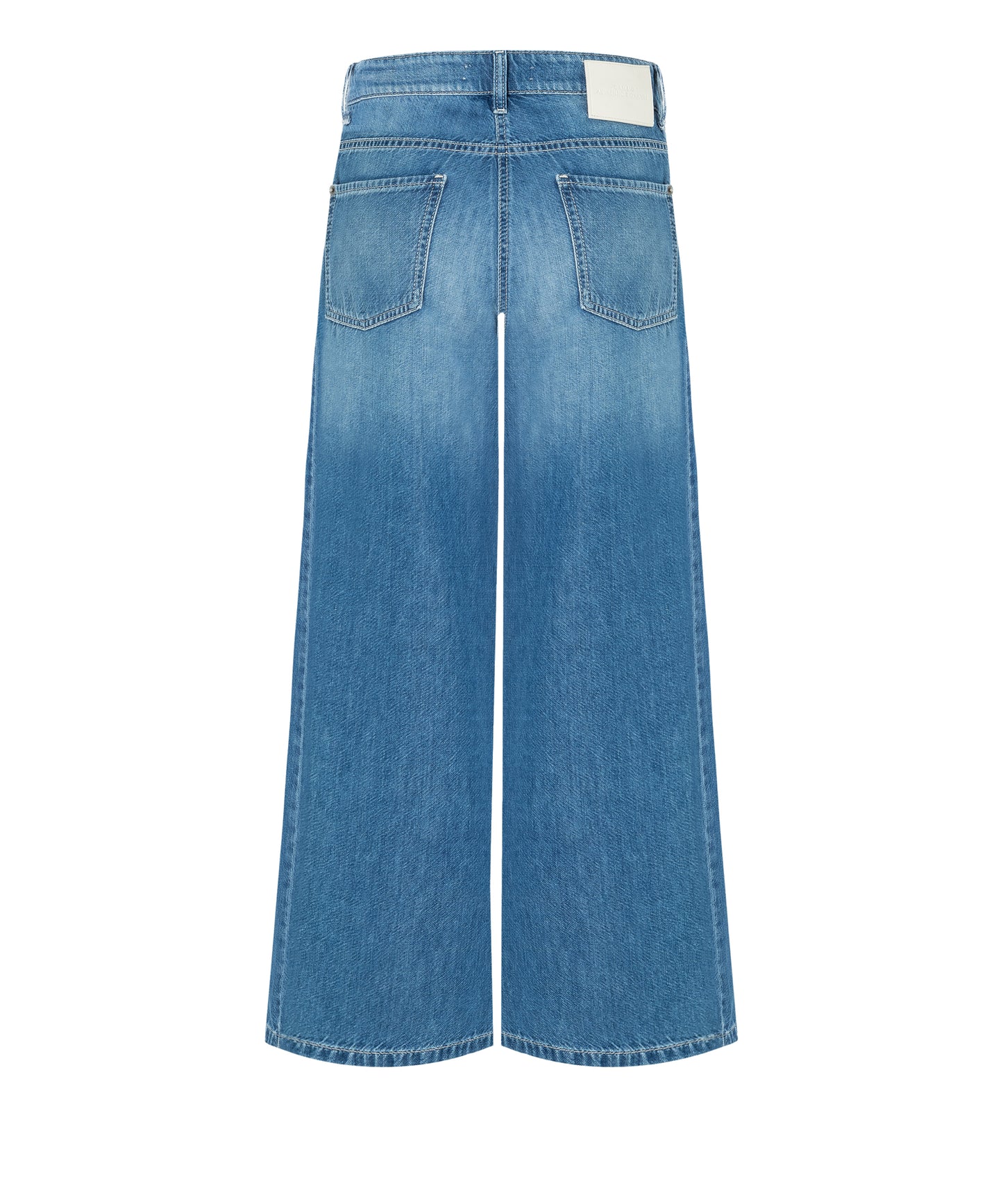 CAMBIO Jeans Palazzo patch c drapy contrast