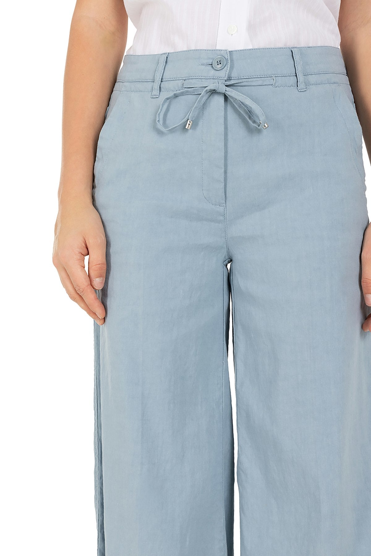 Hose ADRIENNE Leinen-Baumwoll-Mix