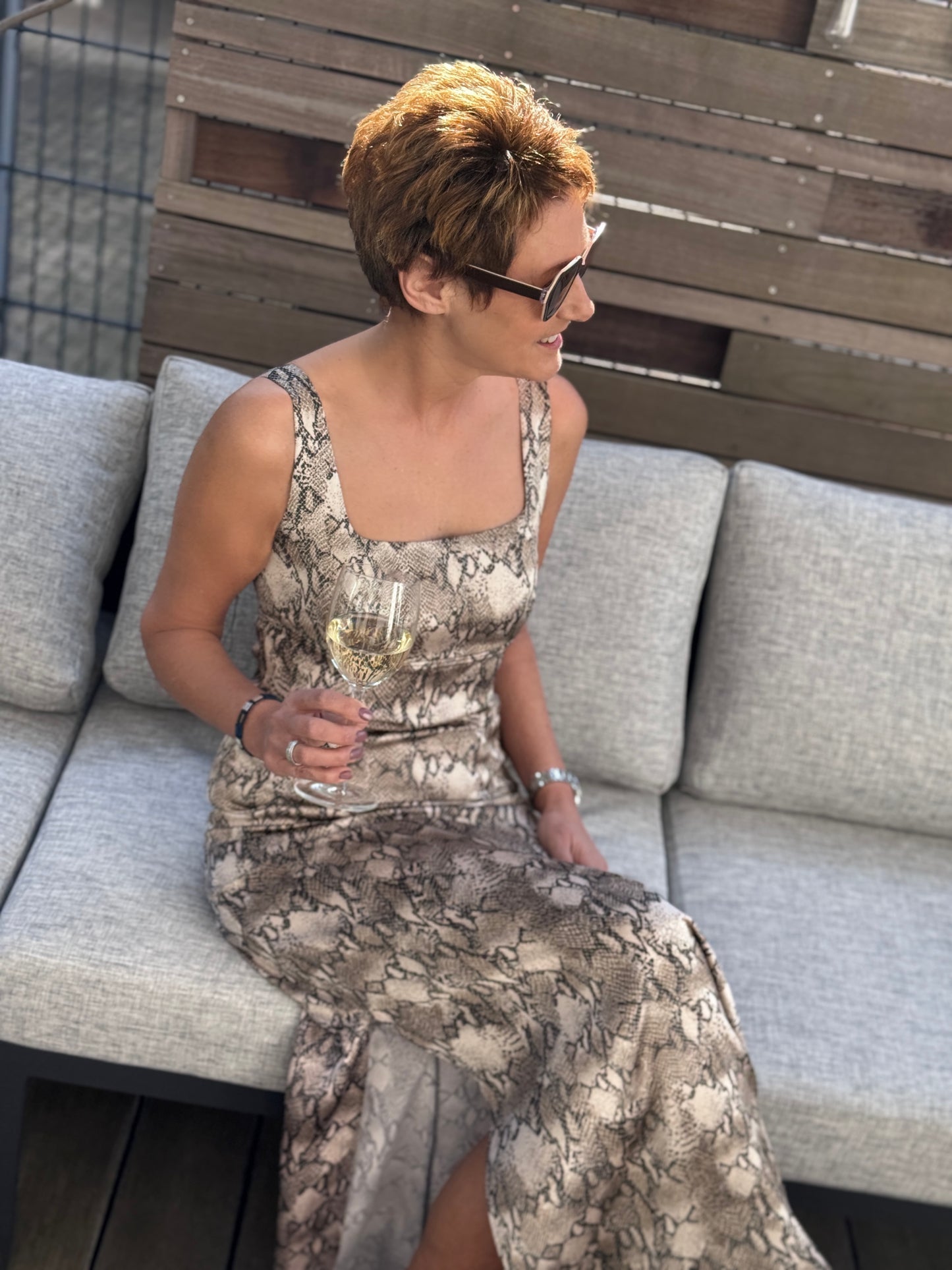 Kleid KAJANI-1 Animal Print