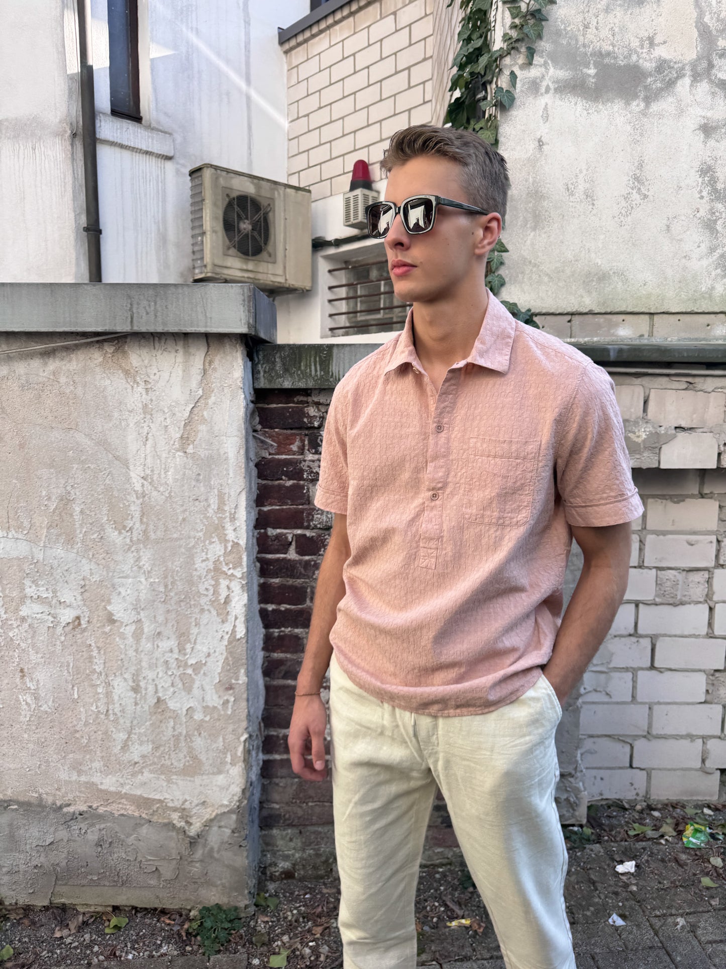 Seersucker Poloshirt VIGOMO