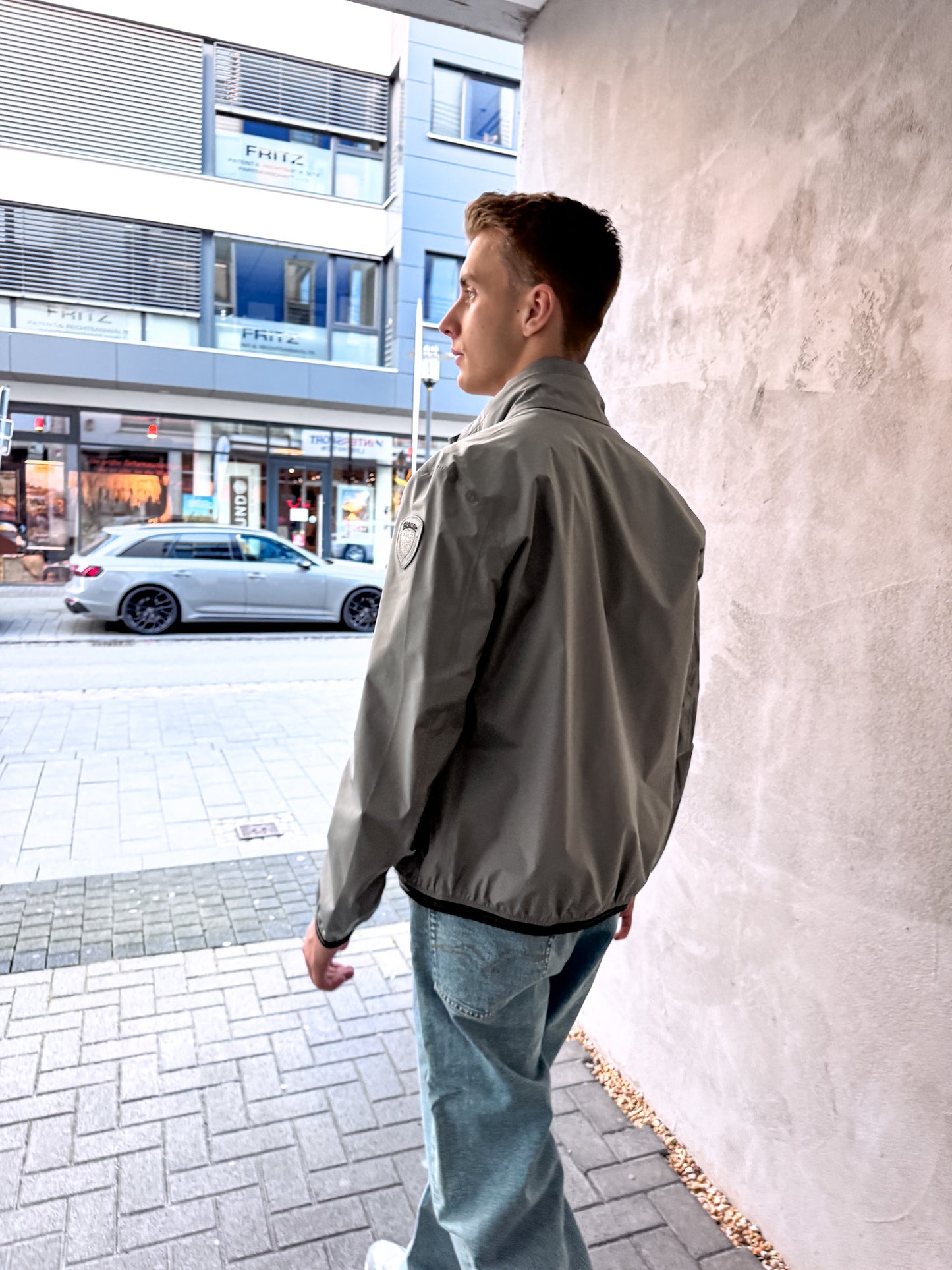 Jacke WINDBREAKER aus reflektierendem Material DEWAR