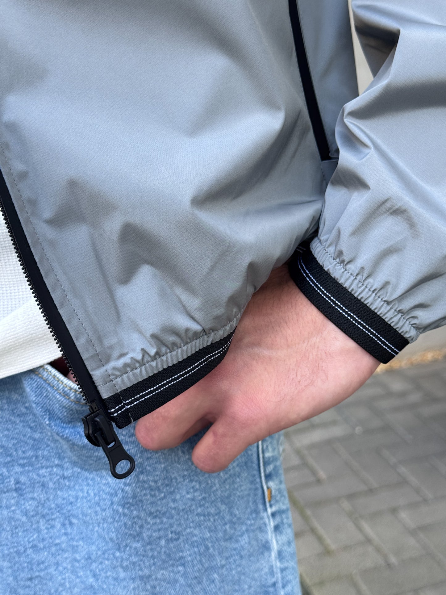 Jacke WINDBREAKER aus reflektierendem Material DEWAR