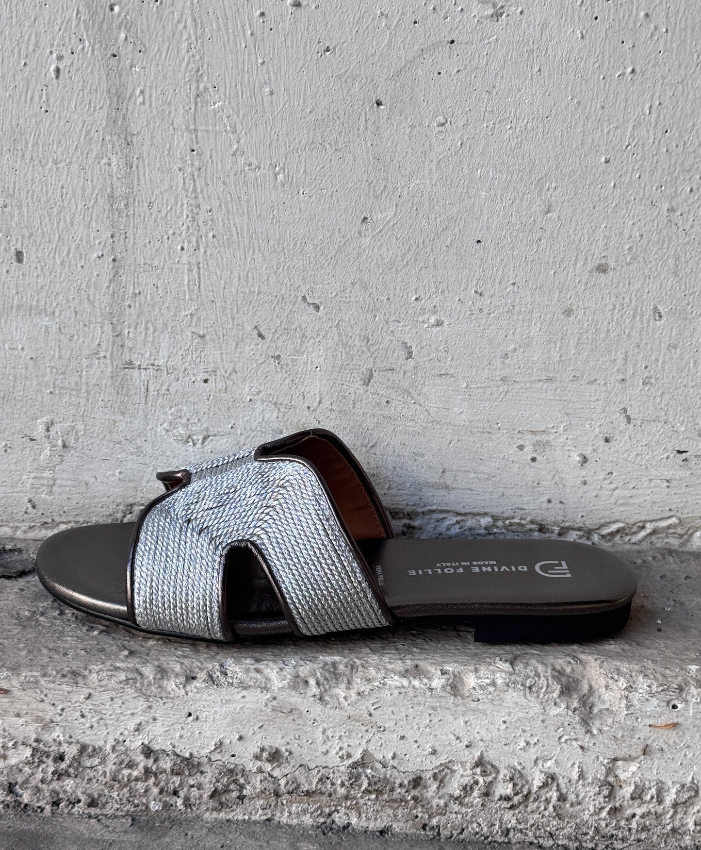 Pantolette Argento