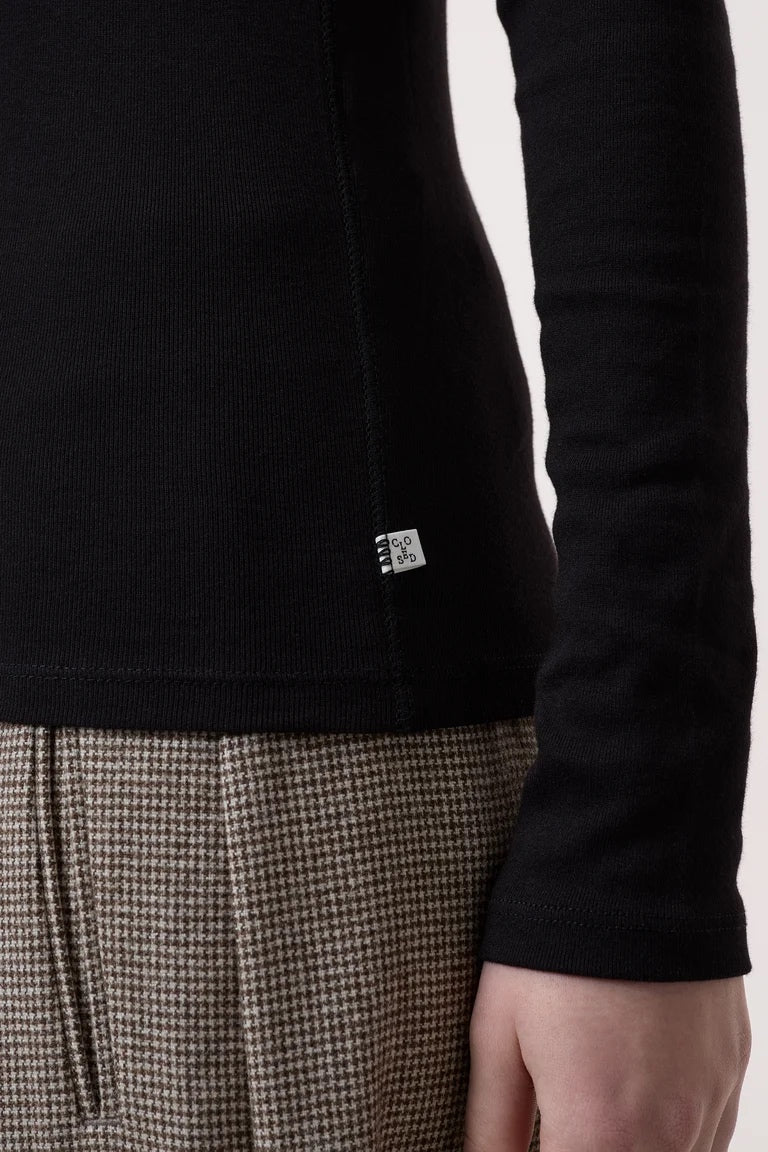 Langarmshirt aus Baumwoll-Mix