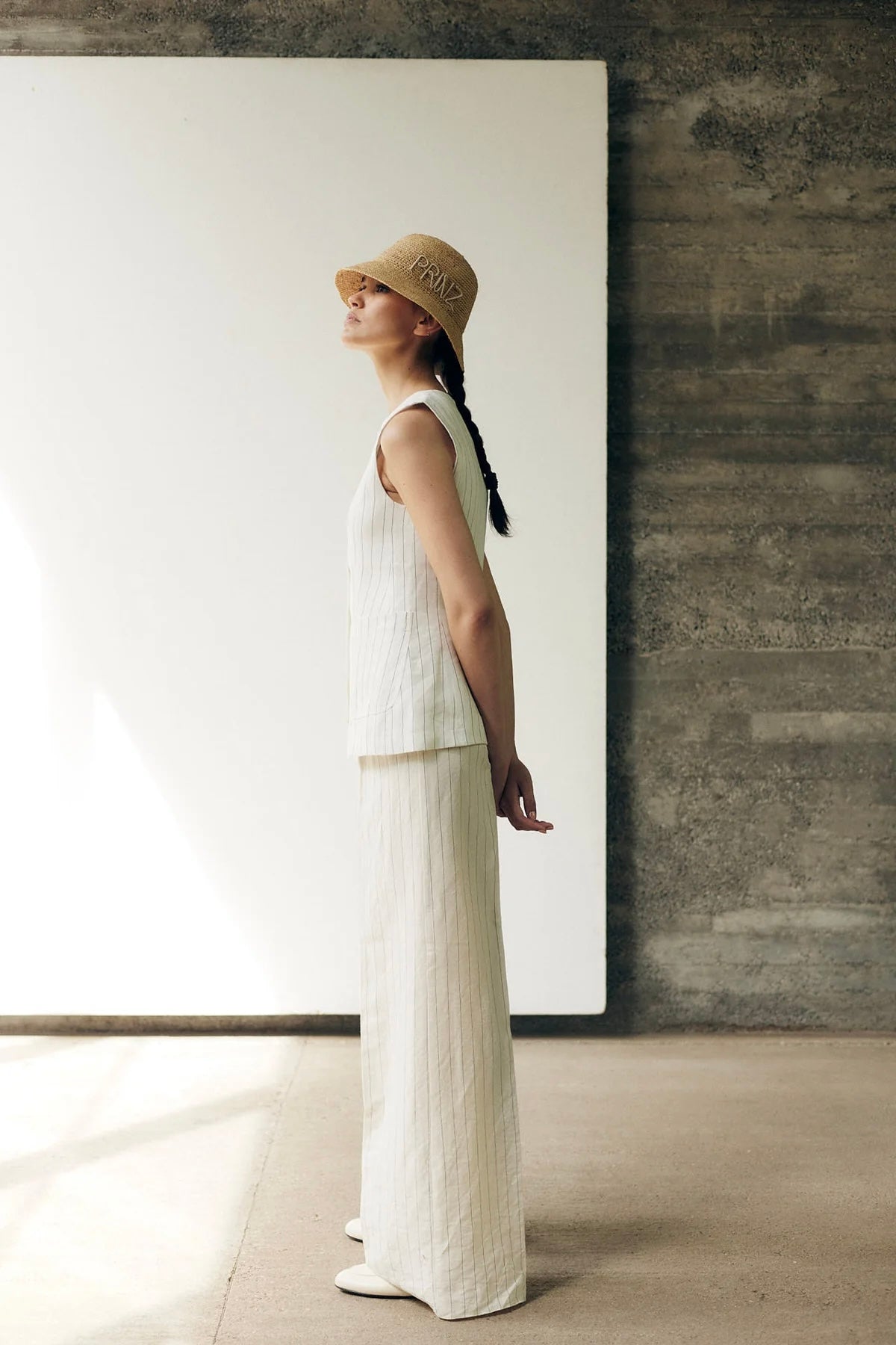 Straw Cloche Hand Crochet Natural Medium