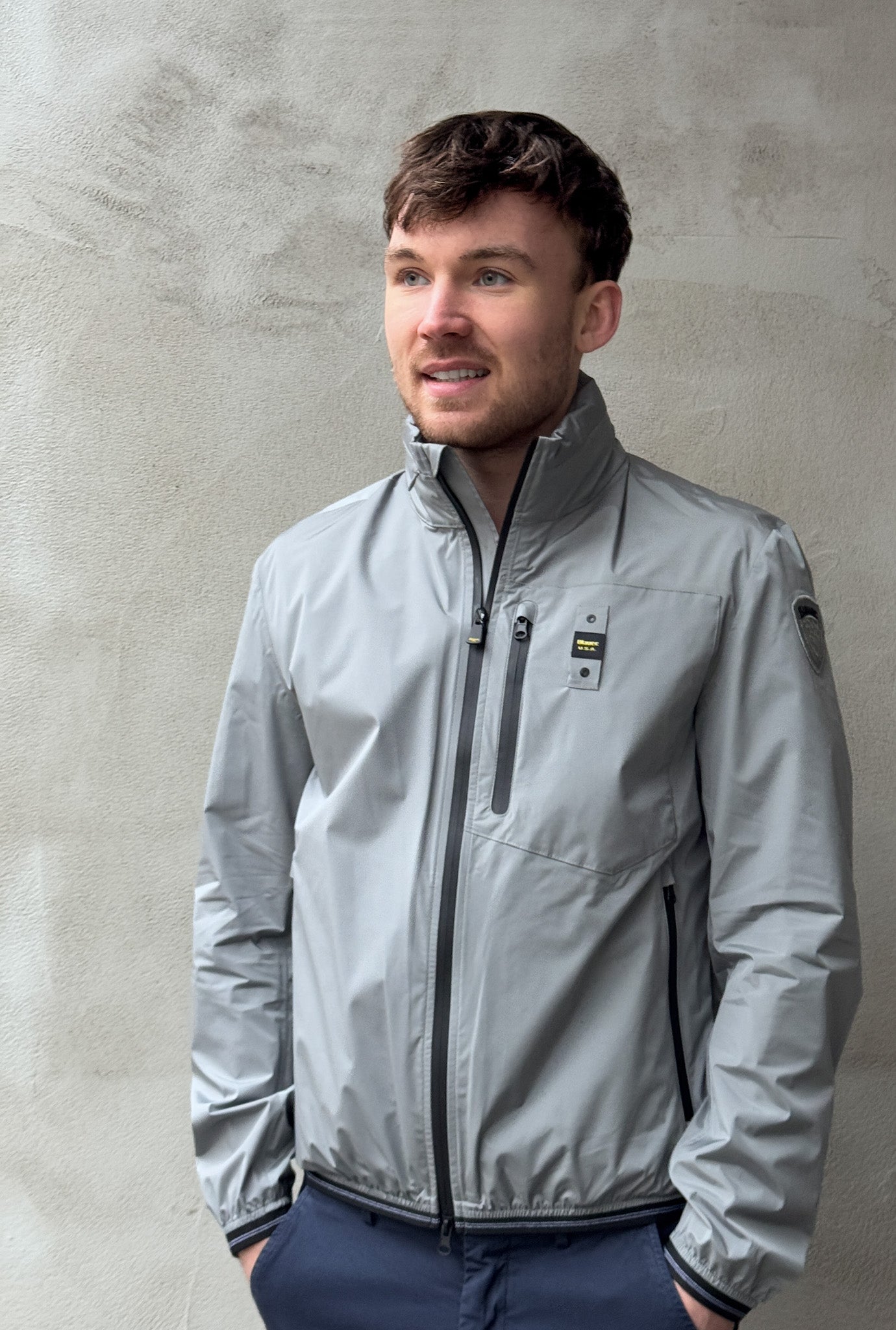 Jacke WINDBREAKER aus reflektierendem Material DEWAR