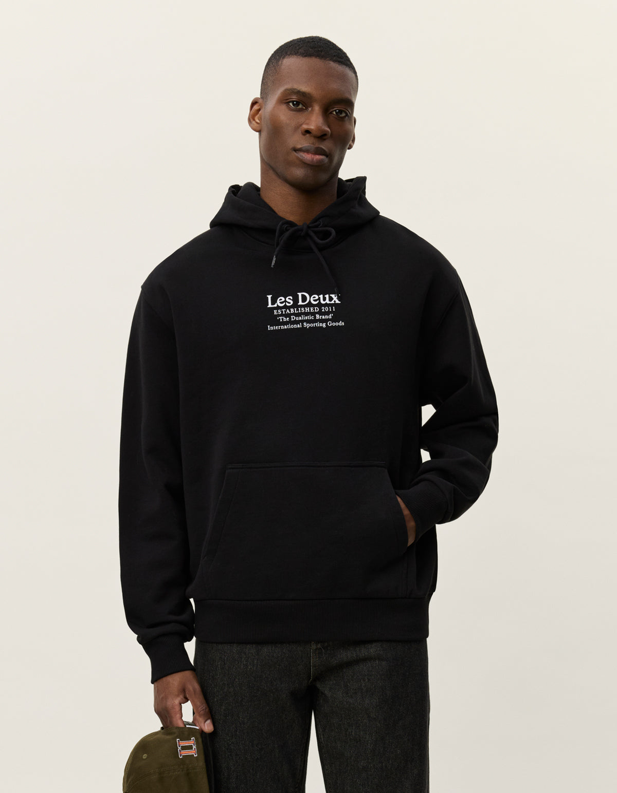 Established Hoodie aus weichem Jersey