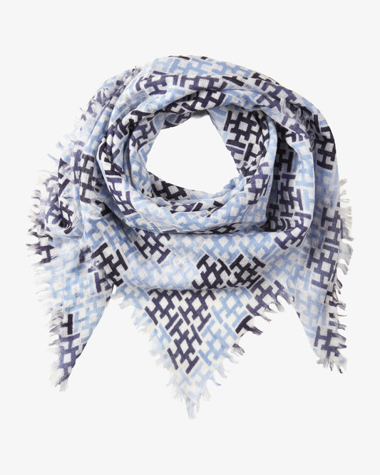 ALIKINICKI-F scarf H print woven 90x90