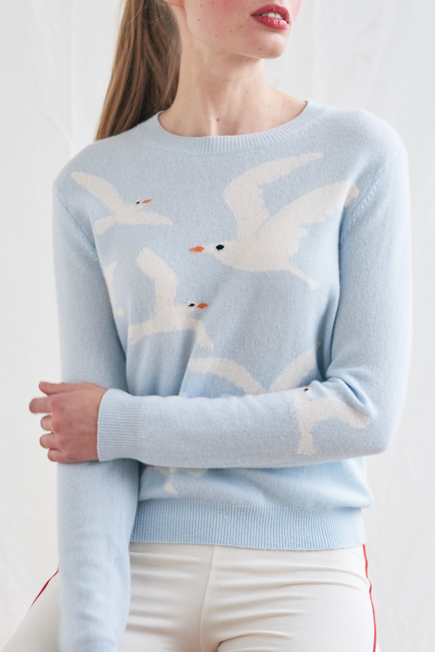 SEAGULL Crew Cashmere Pullover