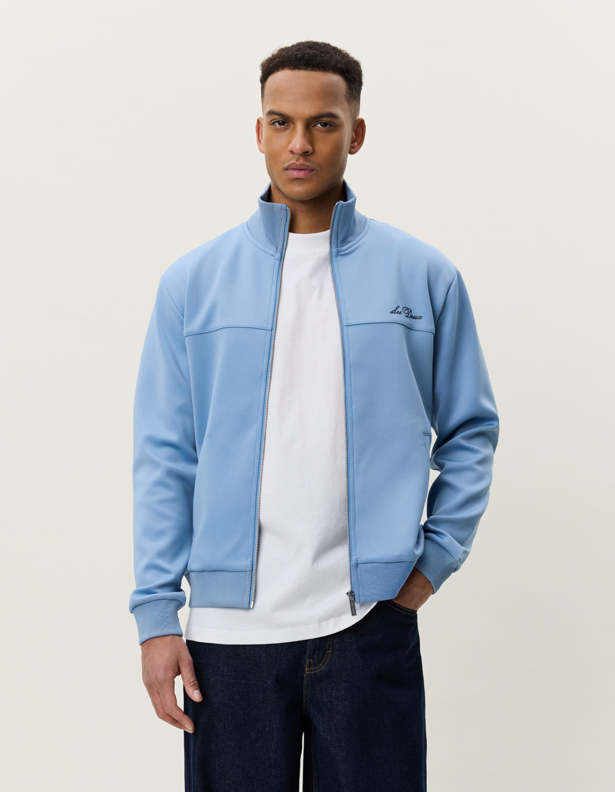 LES DEUX Cardigan SIGNATURE TRACK JACKET