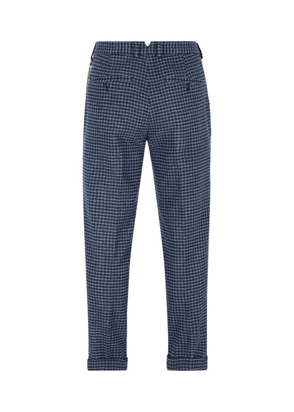 Hose mit Vichymuster und dekorativer Kette LUBRUNEU VICHY