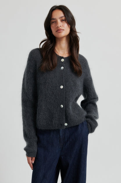 SECOND FEMALE Cardigan ANDREA KNIT RIB