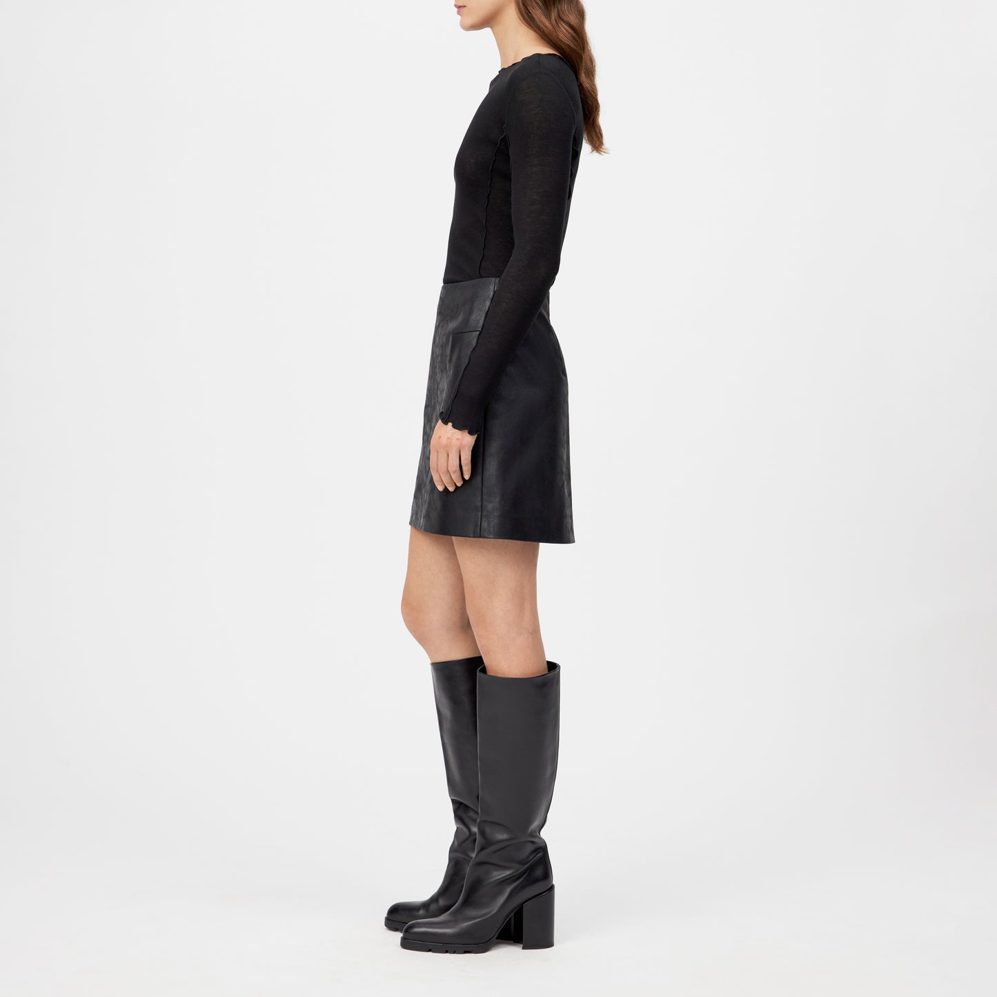 Rock GENTILIE in Lederoptik