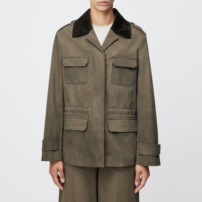 FIELDJACKET KONTRASTKRAGEN IN TWILL  BODNEY_1