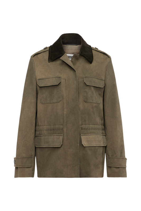 FIELDJACKET KONTRASTKRAGEN IN TWILL  BODNEY_1