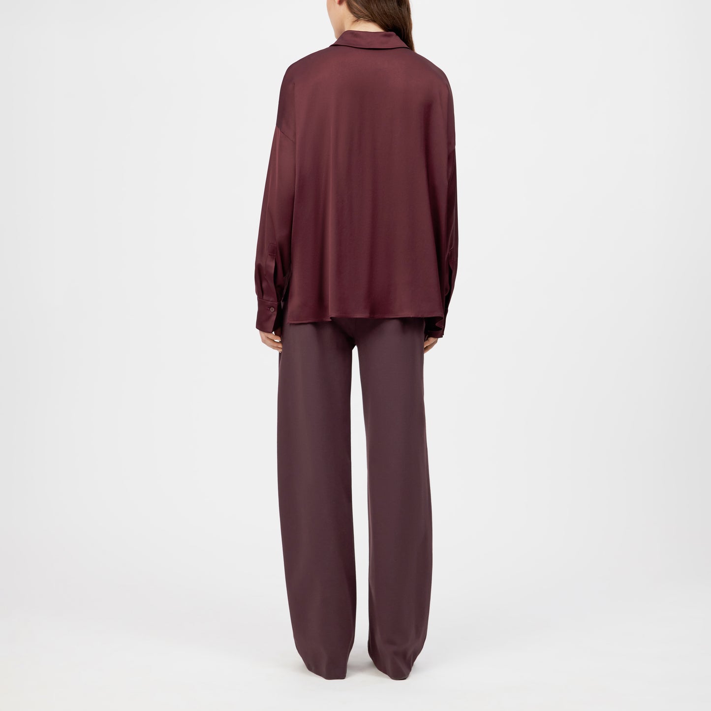 CLOELIA Hemdbluse aus Satin