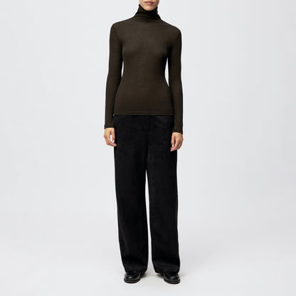 Longsleeve ZERAFNE mit Lurex-Jersey