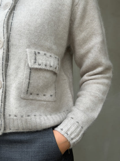 Cardigan Polo-Collar 63% Ca 37%C