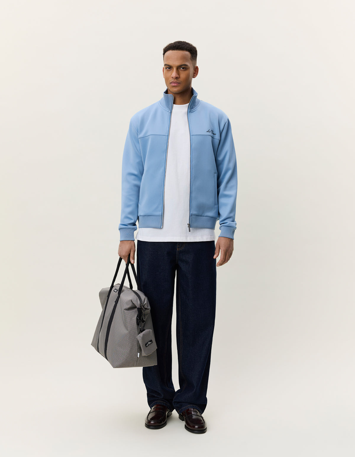LES DEUX Cardigan SIGNATURE TRACK JACKET