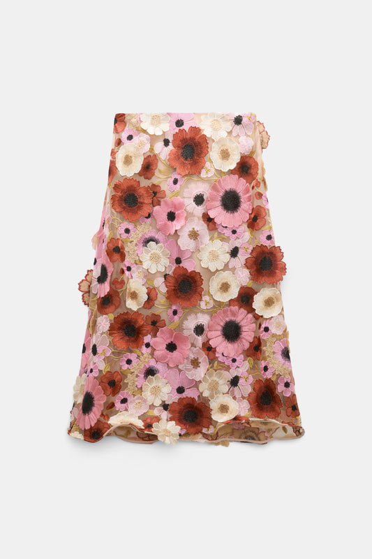 Blooming Mido Skirt multi Flower