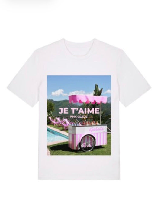 T-Shirt Crop digital JETA Eiswagen