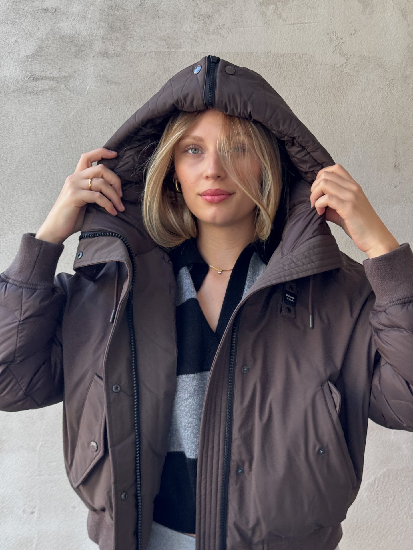 BLAUER Bomberjacke HARLEY