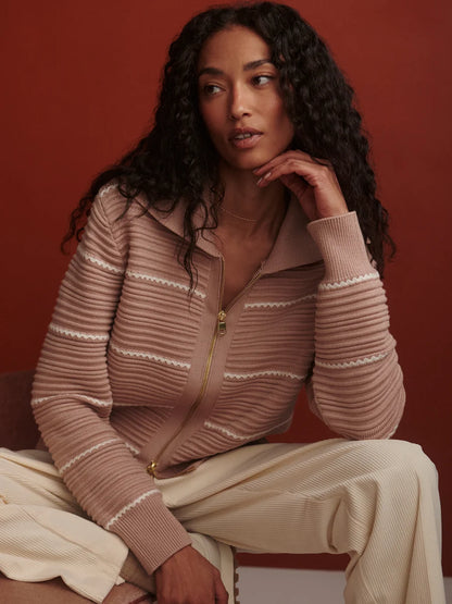 Pullover MELWEN zip through knit jacket