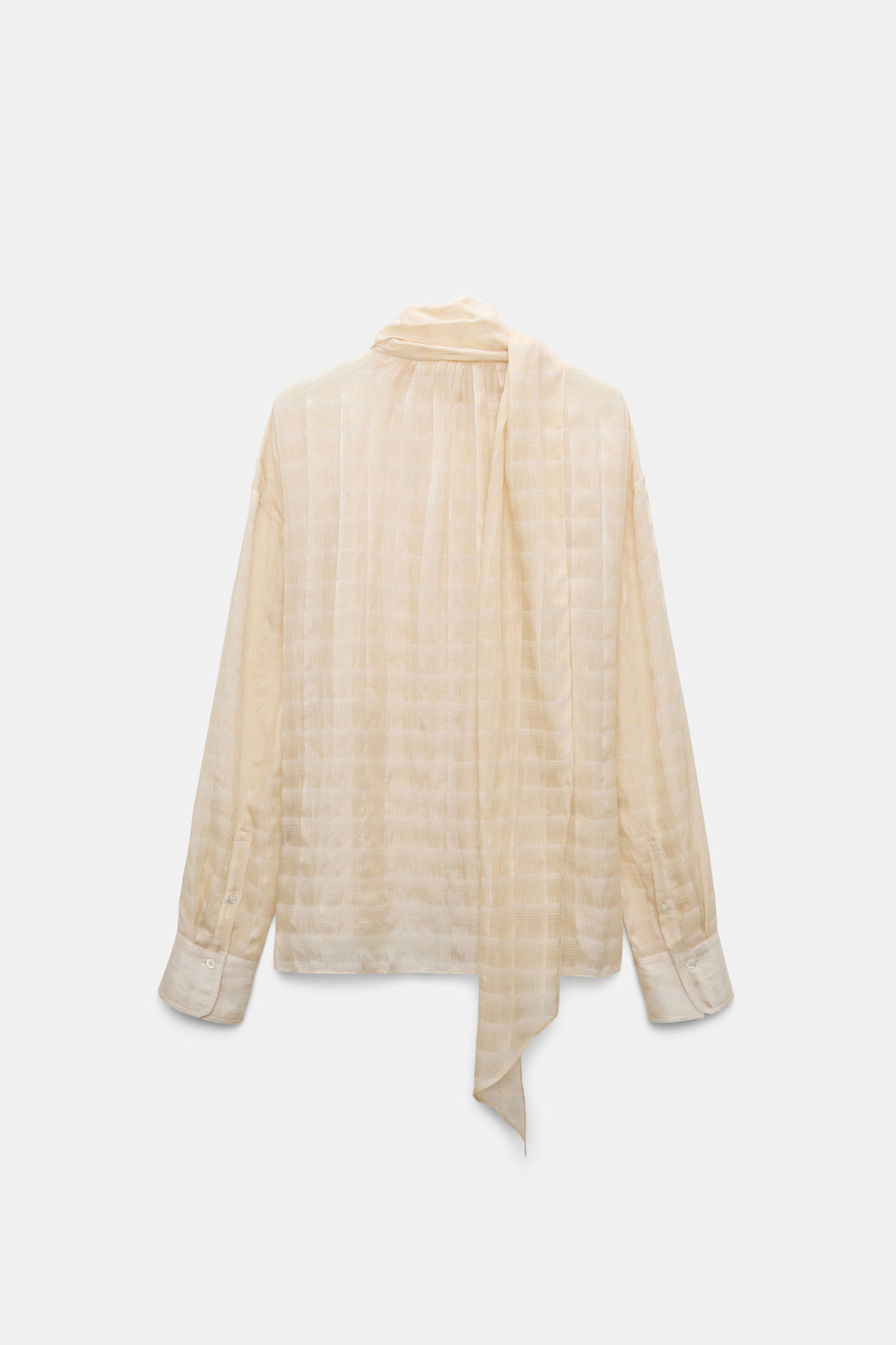 AIRY CHECK blouse