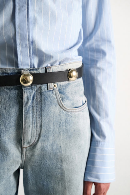 TRUE CUOIO 3 cm stud belt