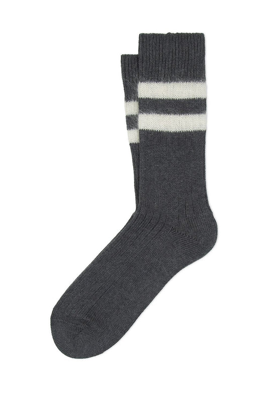 KOLA Short Socks in Cotton medium grey