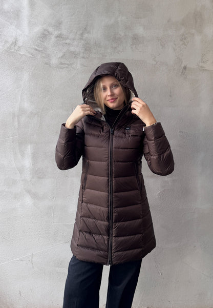 BLAUER Daunenmantel AGNES