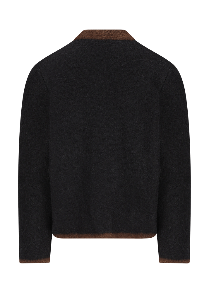 Walkjacke aus Alpaka-Wollmix LUANDREAS