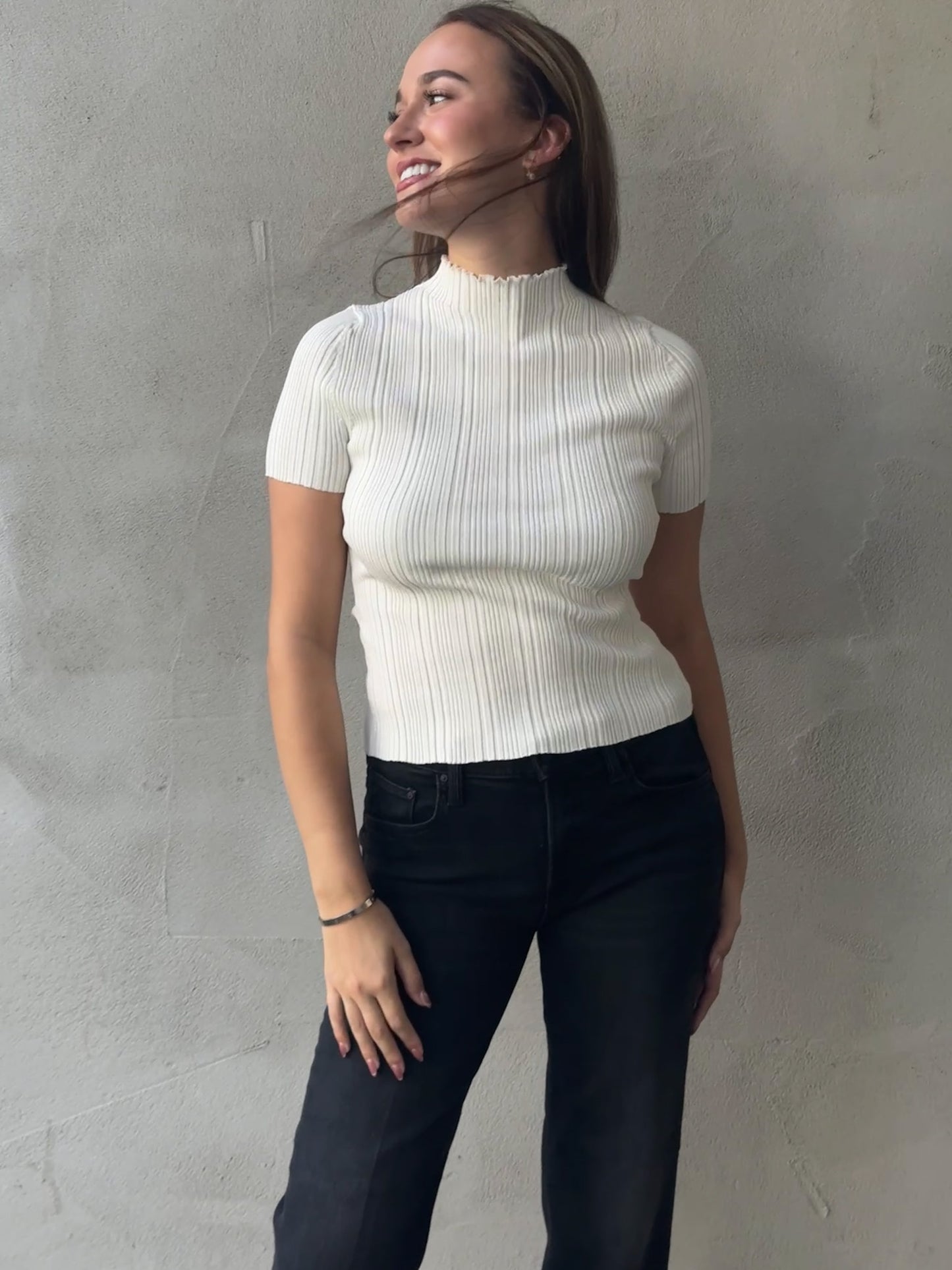 SARPHAPILK kurzarm Pullover