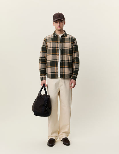 Overshirt Check Flannel Shirt
