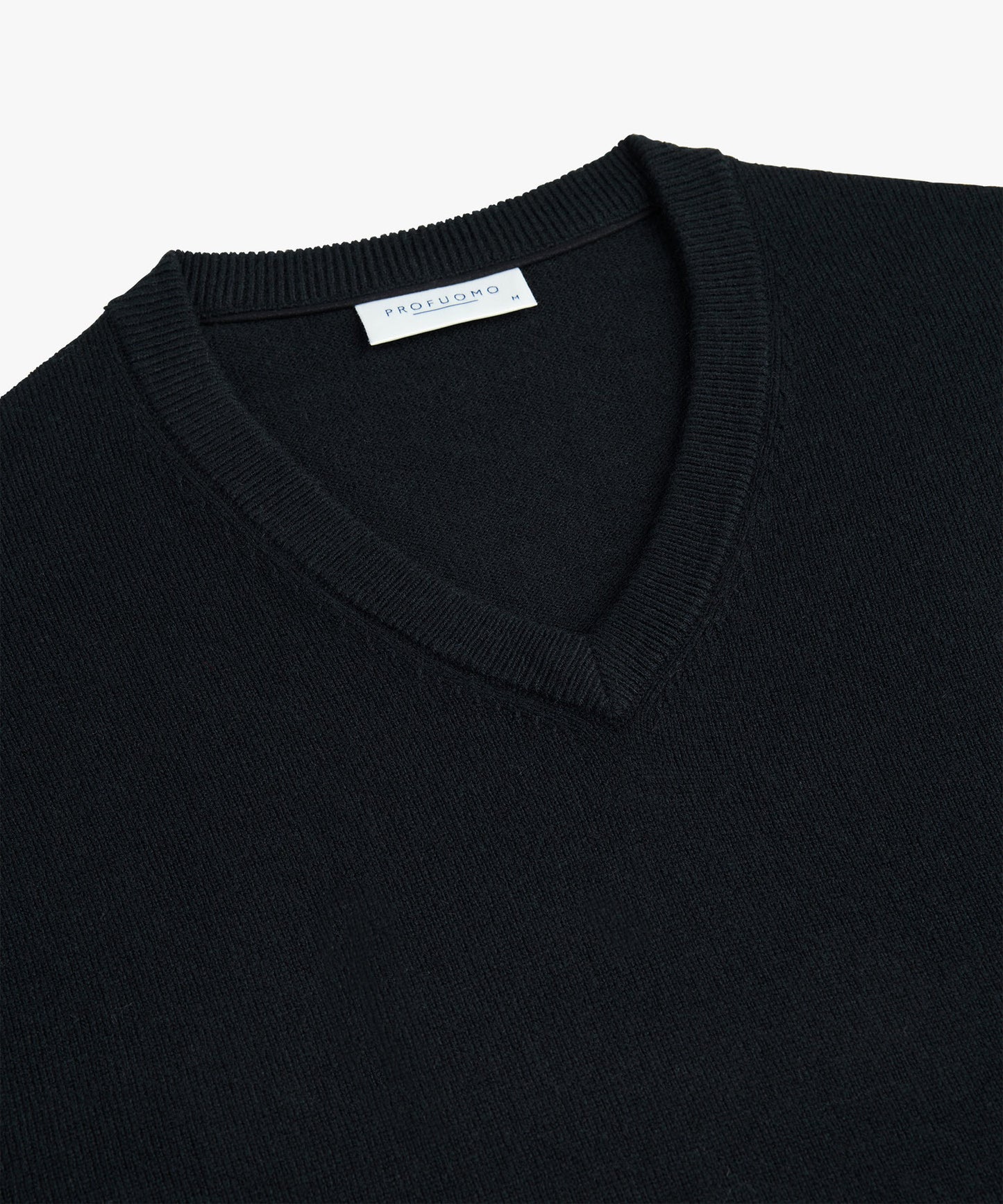 Pullover V-Neck Wolle/Modal